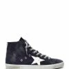 Golden Goose Baskets Francy Cuir Suédé Bleu Nuit -Golden Goose-boutique golde25932 pck20200721 1 1reprise