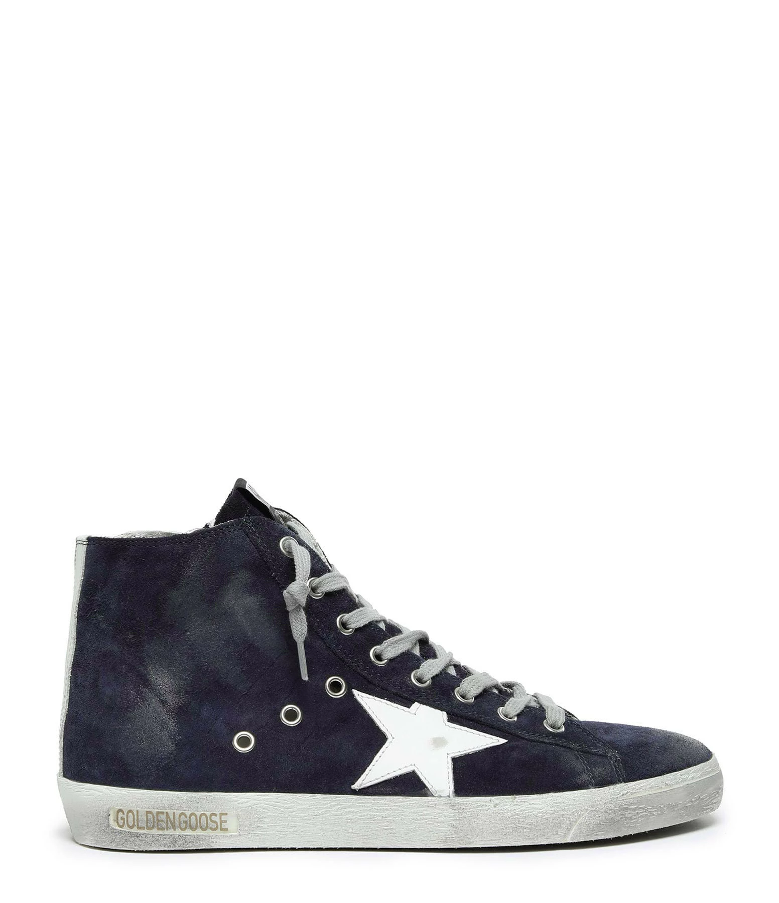 Golden Goose Baskets Francy Cuir Suédé Bleu Nuit 3 Golden Goose Baskets Francy Cuir Suédé Bleu Nuit