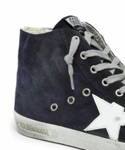 Golden Goose Baskets Francy Cuir Suédé Bleu Nuit 12 Golden Goose Baskets Francy Cuir Suédé Bleu Nuit -Golden Goose-boutique golde25932 pck20200721 4 1reprise