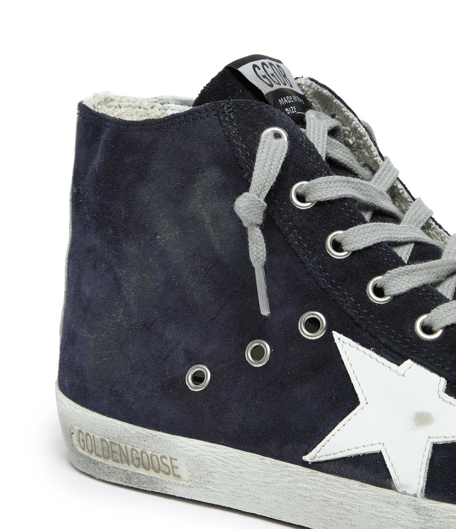 Golden Goose Baskets Francy Cuir Suédé Bleu Nuit 6 Golden Goose Baskets Francy Cuir Suédé Bleu Nuit – Image 4