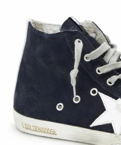 Golden Goose Baskets Homme Francy Cuir Suédé Bleu Nuit 11 Golden Goose Baskets Homme Francy Cuir Suédé Bleu Nuit -Golden Goose-boutique golde25932 pck20201127 4