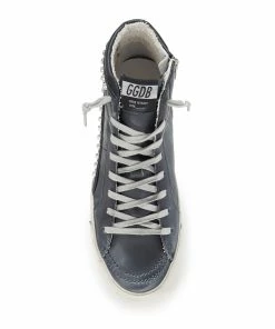 Golden Goose Baskets Homme Slide Classic Cuir Clous Noir -Golden Goose-boutique golde25994 pck20200629 2 1