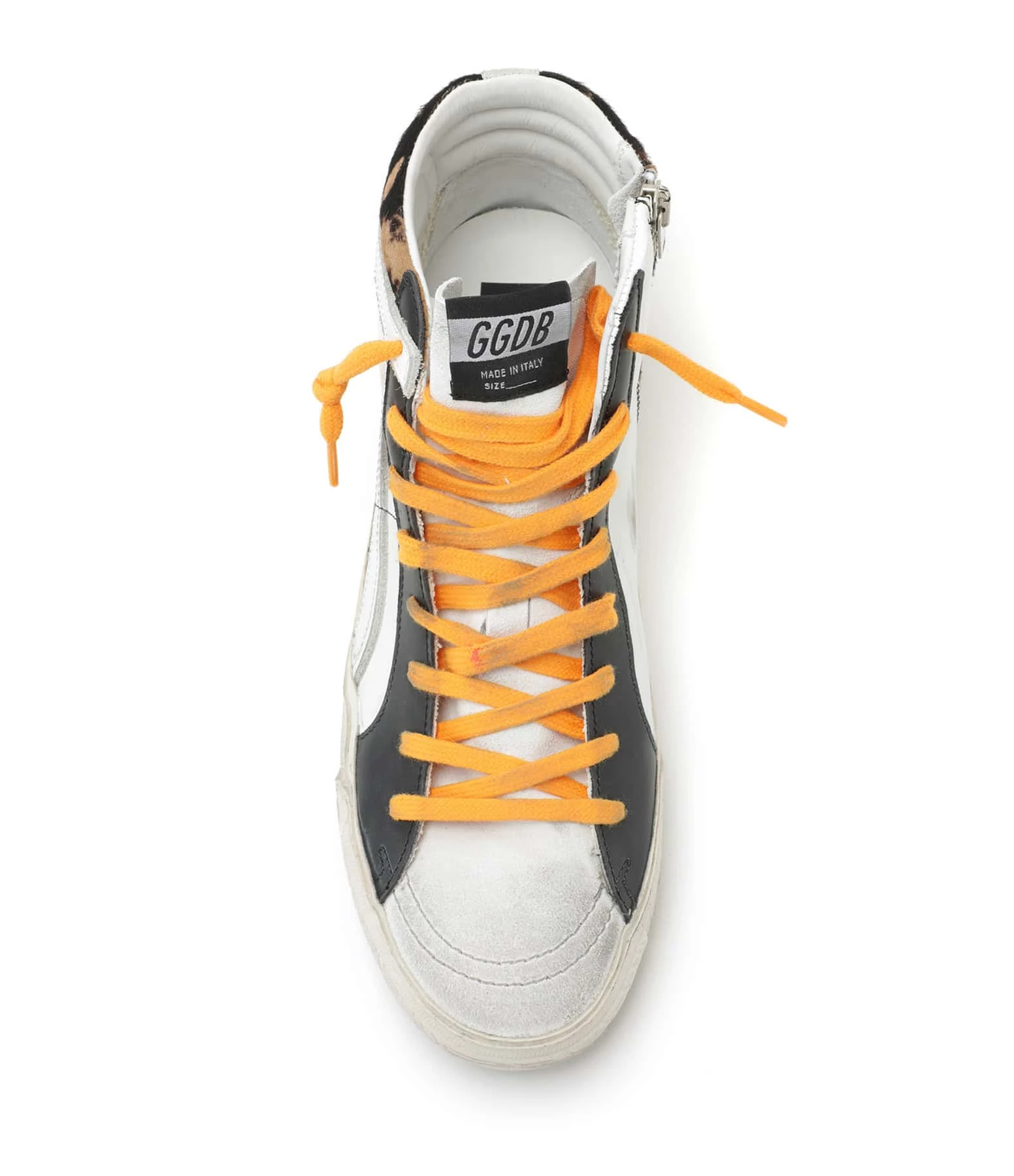 Golden Goose Baskets Homme Slide Cuir Horsy Léopard Fushia Orange 4 Golden Goose Baskets Homme Slide Cuir Horsy Léopard Fushia Orange – Image 2