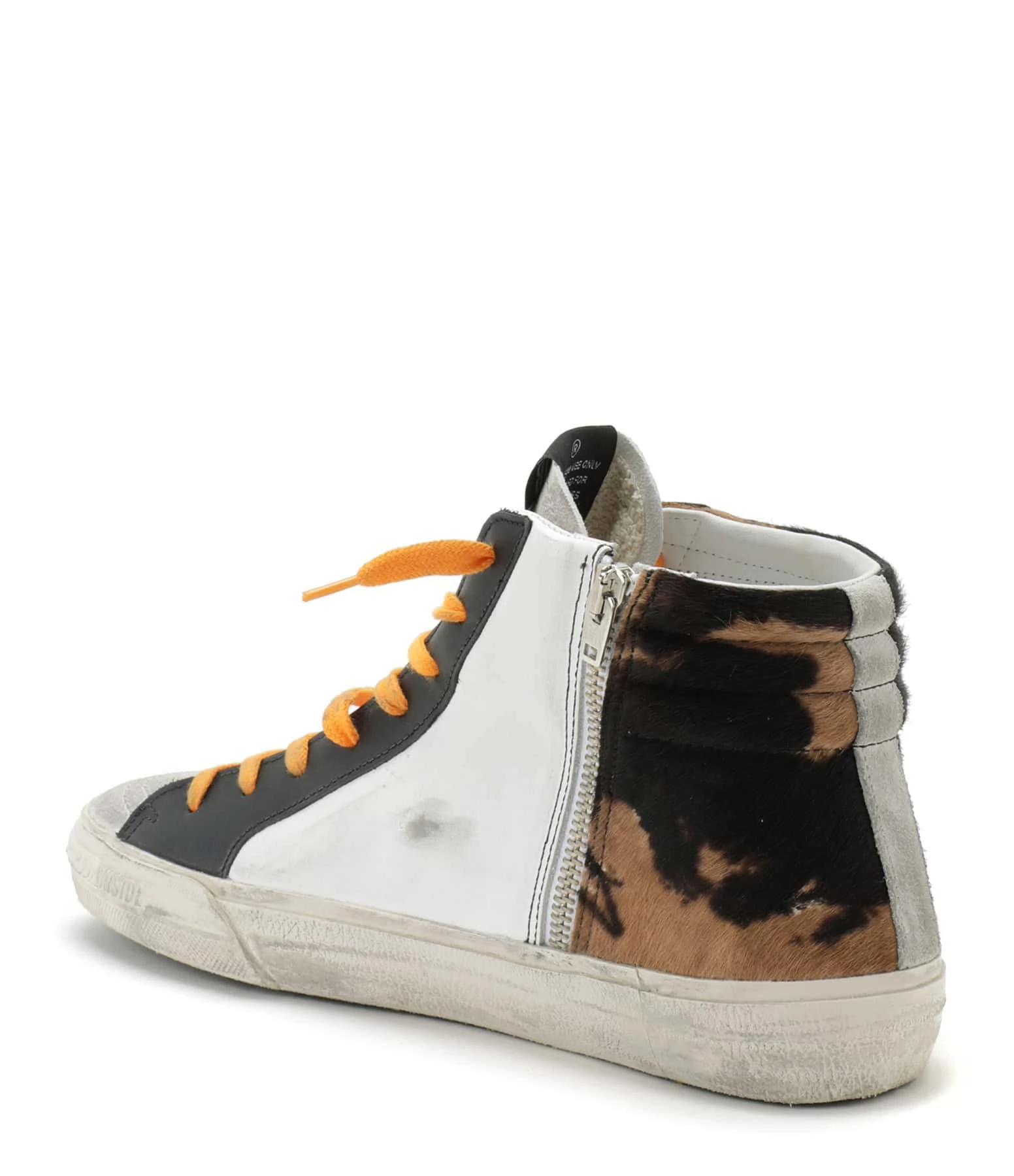 Golden Goose Baskets Homme Slide Cuir Horsy Léopard Fushia Orange 5 Golden Goose Baskets Homme Slide Cuir Horsy Léopard Fushia Orange – Image 3