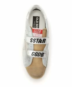 Golden Goose Baskets Old School Toile Gris -Golden Goose-boutique golde30468 pck20210318 2