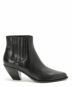 Golden Goose Bottines Sunset Cuir Noir