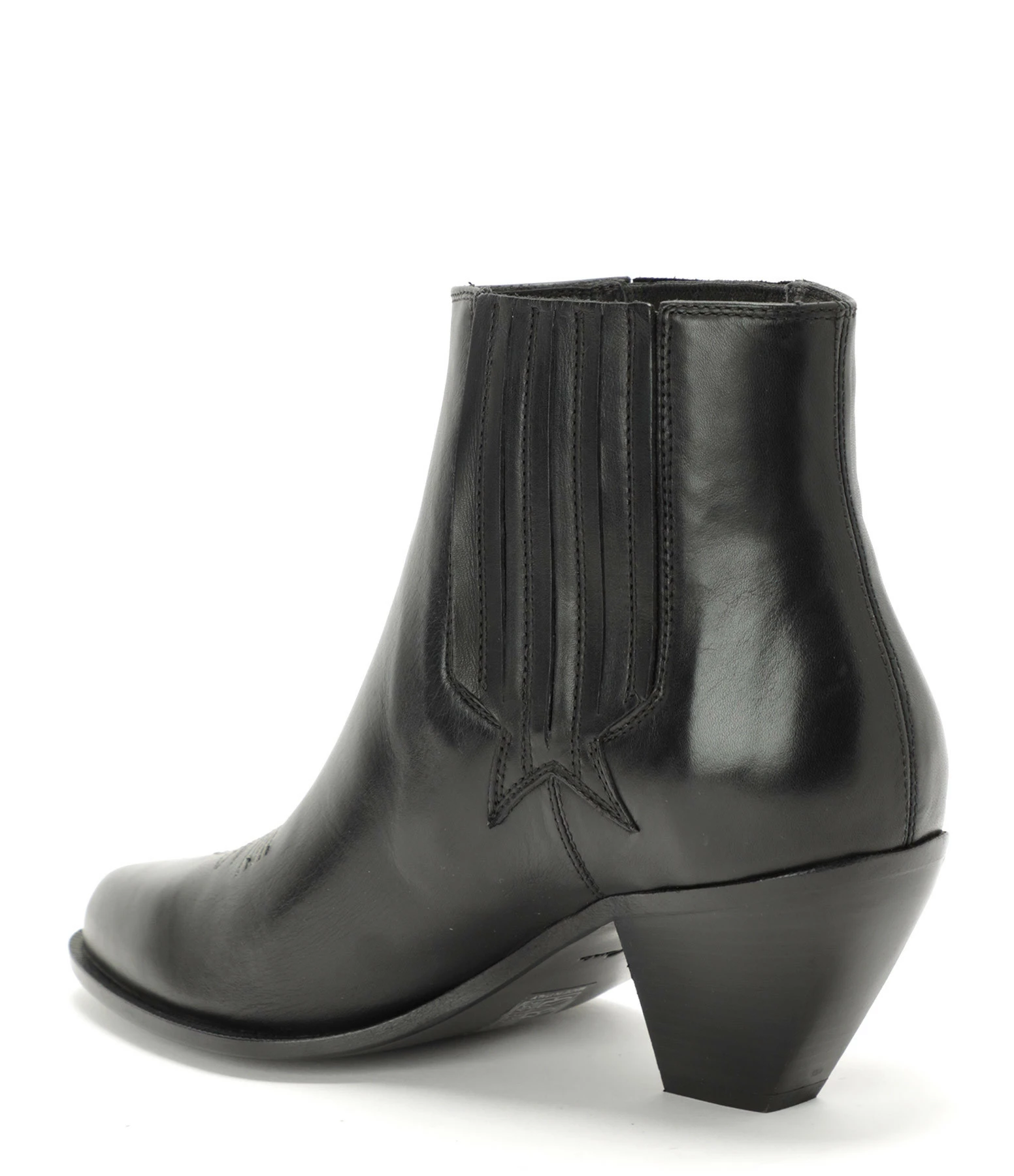 Golden Goose Bottines Sunset Cuir Noir 4 Golden Goose Bottines Sunset Cuir Noir – Image 2
