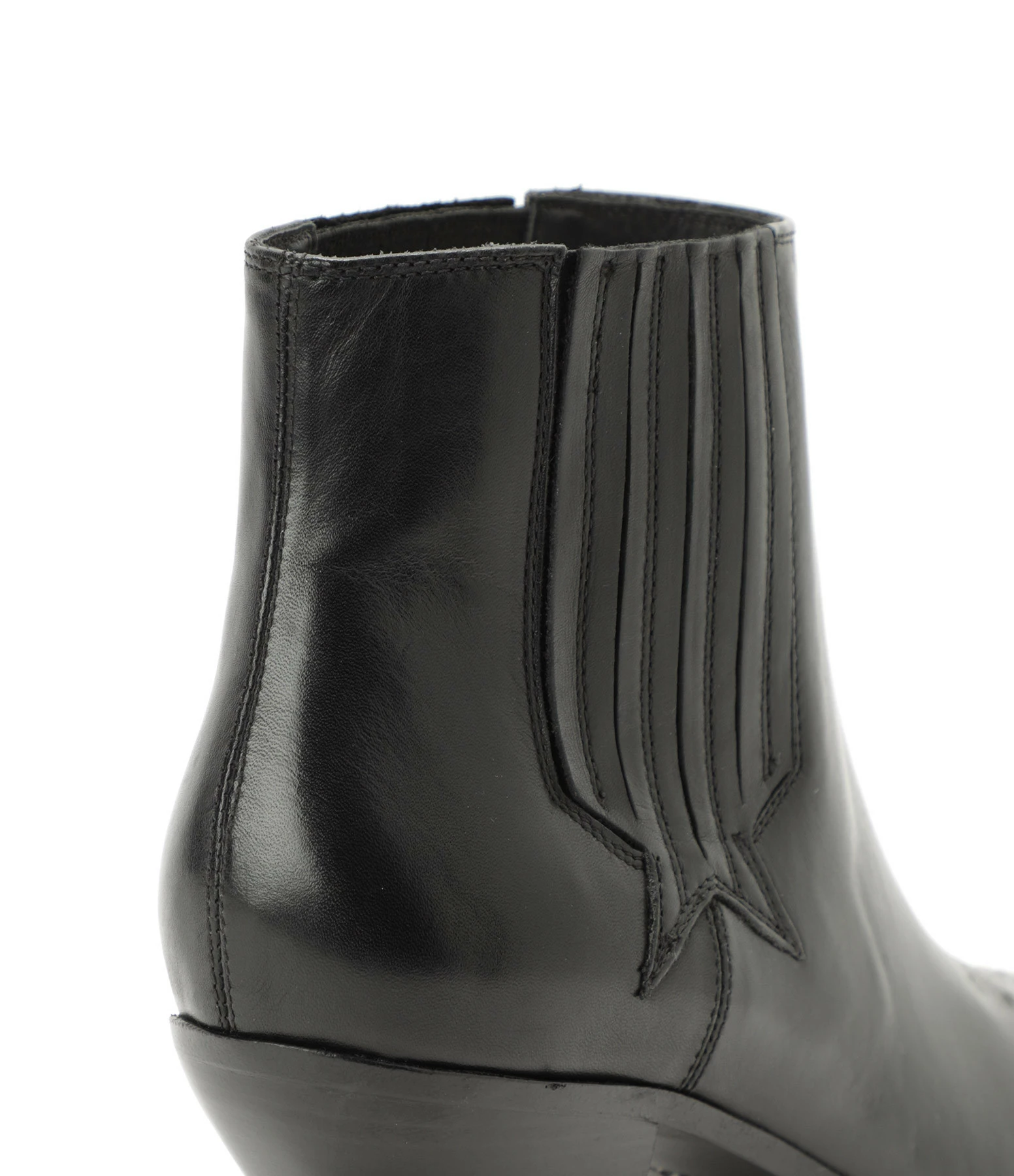 Golden Goose Bottines Sunset Cuir Noir 7 Golden Goose Bottines Sunset Cuir Noir – Image 5