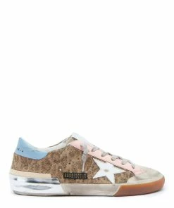 Golden Goose Baskets Superstar Cuir Léopard