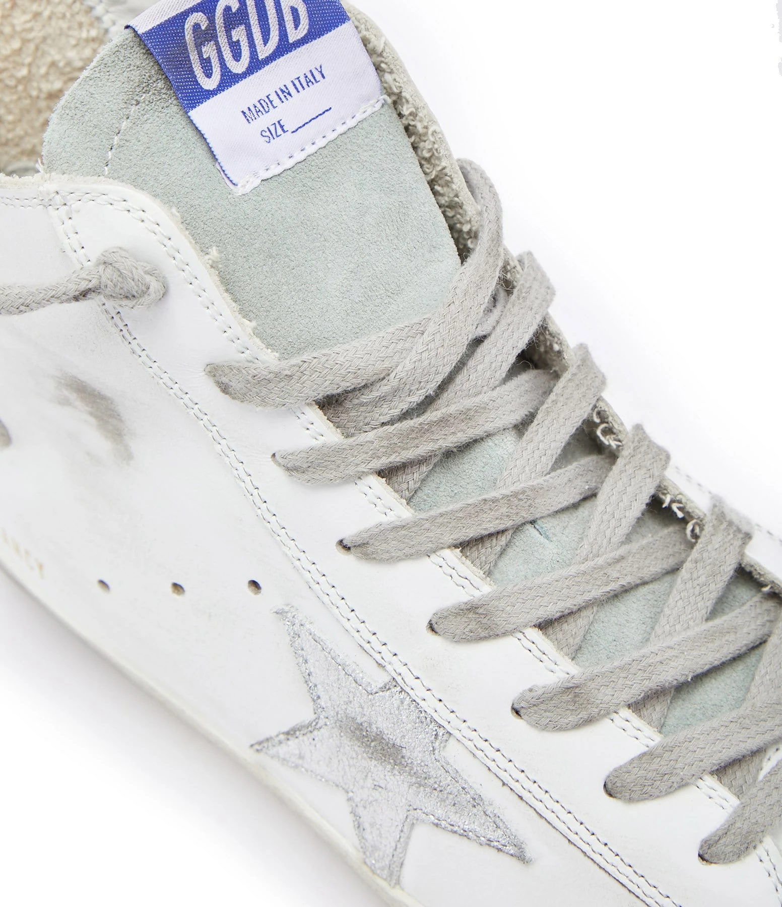 Golden Goose Baskets Homme Francy Cuir Blanc Argenté 6 Golden Goose Baskets Homme Francy Cuir Blanc Argenté – Image 4