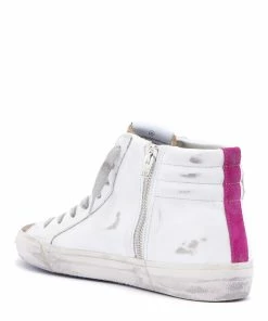 Golden Goose Baskets Slide Cuir Clous Blanc Léopard -Golden Goose-boutique golde33527 pck20210708 3