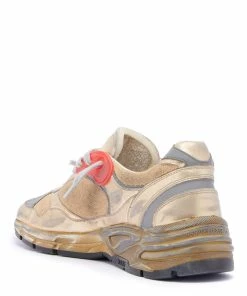 Golden Goose Baskets Running Dad Star Cuir Doré -Golden Goose-boutique golde33543 pck20210708 3