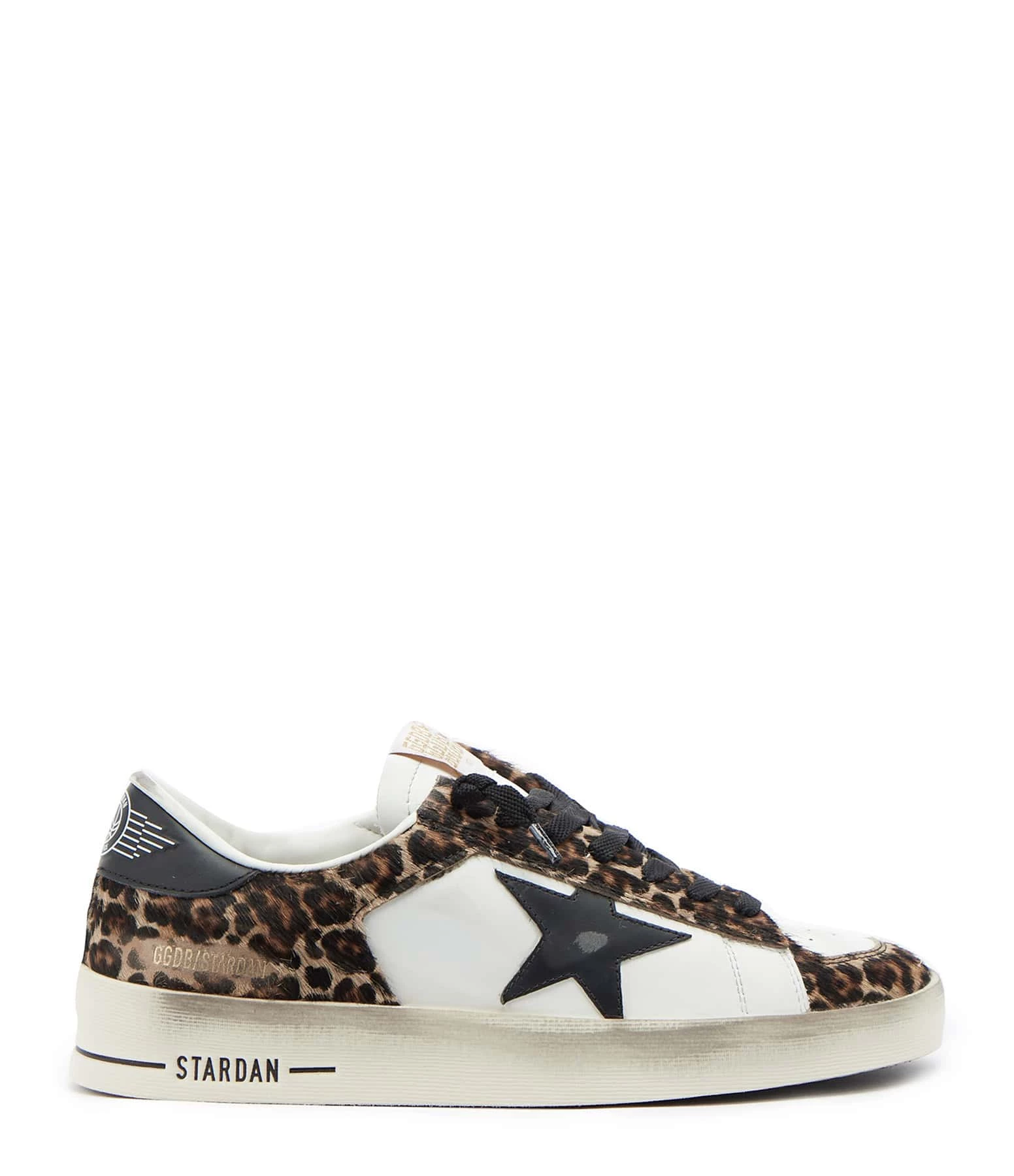 Golden Goose Baskets Stardan Cuir Blanc Léopard 3 Golden Goose Baskets Stardan Cuir Blanc Léopard