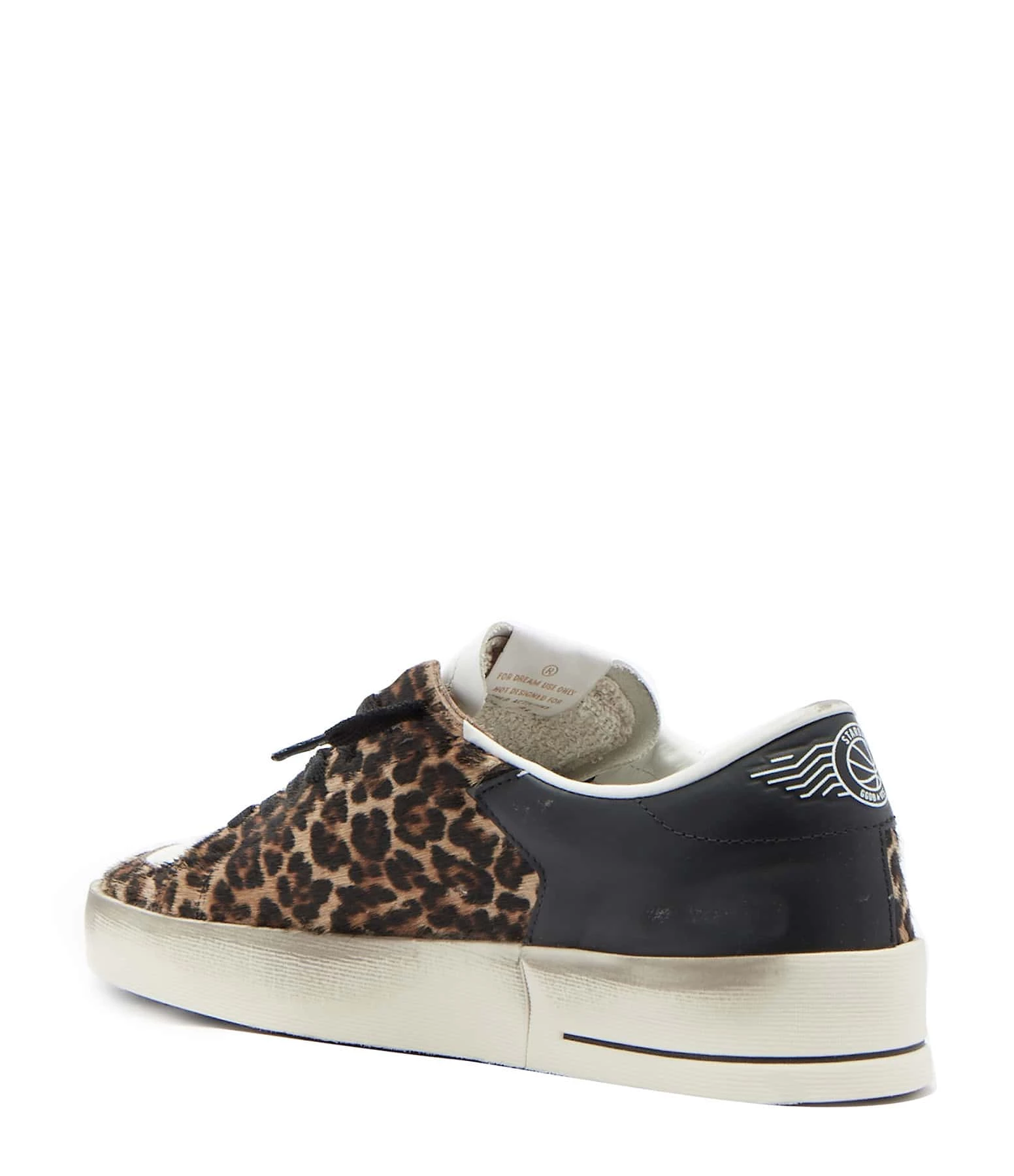 Golden Goose Baskets Stardan Cuir Blanc Léopard 5 Golden Goose Baskets Stardan Cuir Blanc Léopard – Image 3