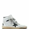Golden Goose Baskets Sky Star Sérigraphie Cuir Blanc -Golden Goose-boutique golde33554 pck20210729 1