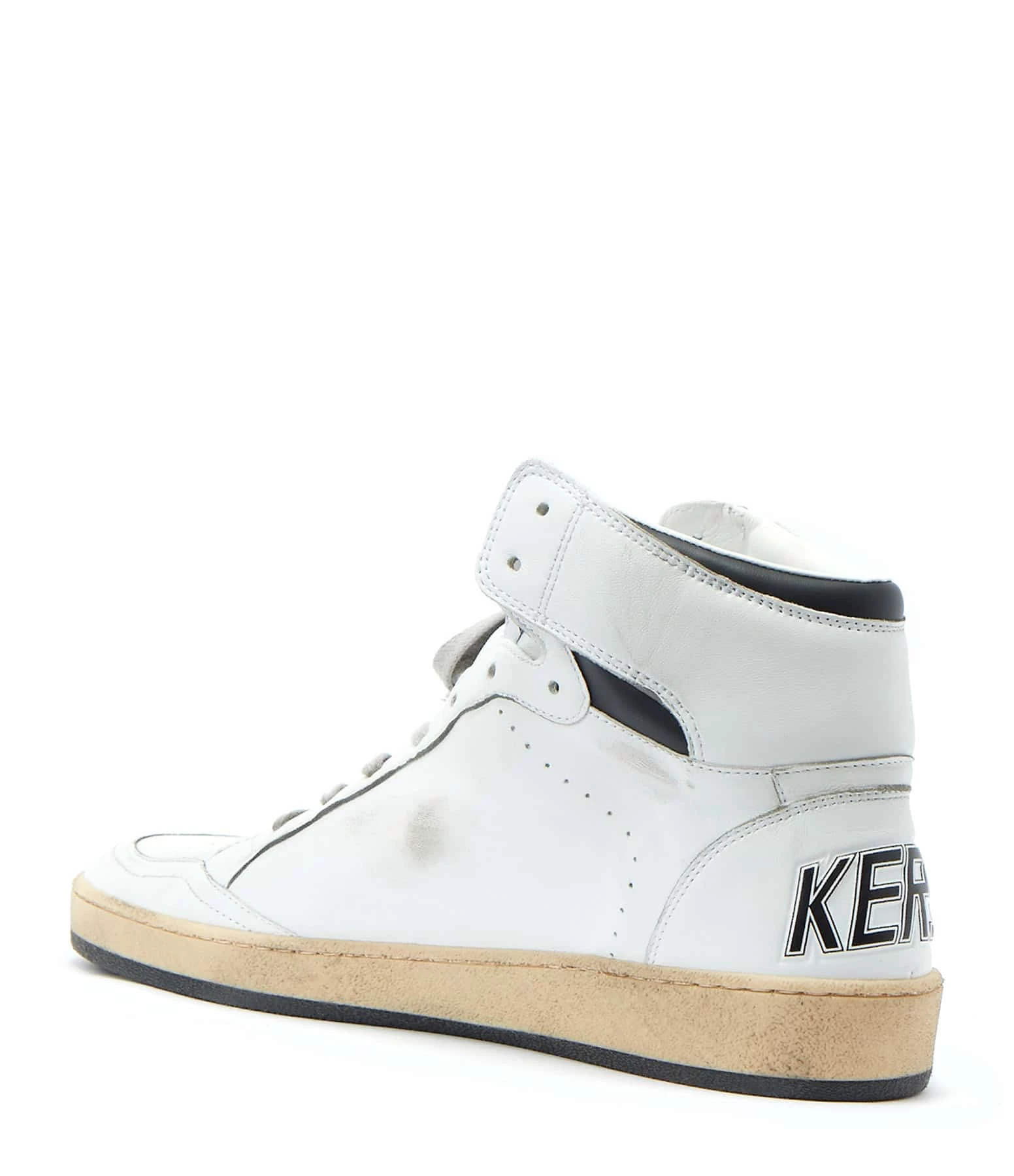 Golden Goose Baskets Sky Star Sérigraphie Cuir Blanc 5 Golden Goose Baskets Sky Star Sérigraphie Cuir Blanc – Image 3