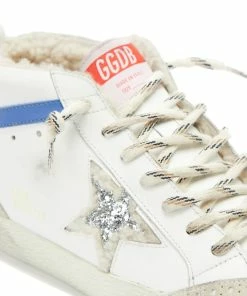 Golden Goose Baskets Mid Star Cuir Blanc Glitter 10 Golden Goose Baskets Mid Star Cuir Blanc Glitter -Golden Goose-boutique golde33651 pck20210910 4
