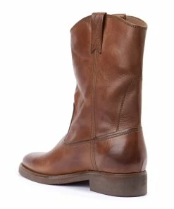 Golden Goose Bottines Biker Cuir Marron -Golden Goose-boutique golde33654 pck20210805 3