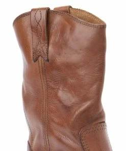 Golden Goose Bottines Biker Cuir Marron -Golden Goose-boutique golde33654 pck20210805 4