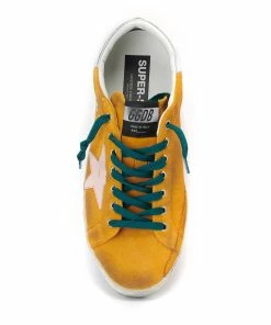 Golden Goose Baskets Homme Superstar Cuir Suédé Orange Blanc -Golden Goose-boutique golde33656 pck20210607 2