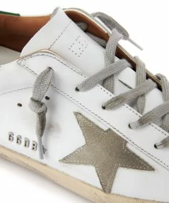 Golden Goose Baskets Homme Superstar Cuir Blanc Vert -Golden Goose-boutique golde33663 pck20210607 4
