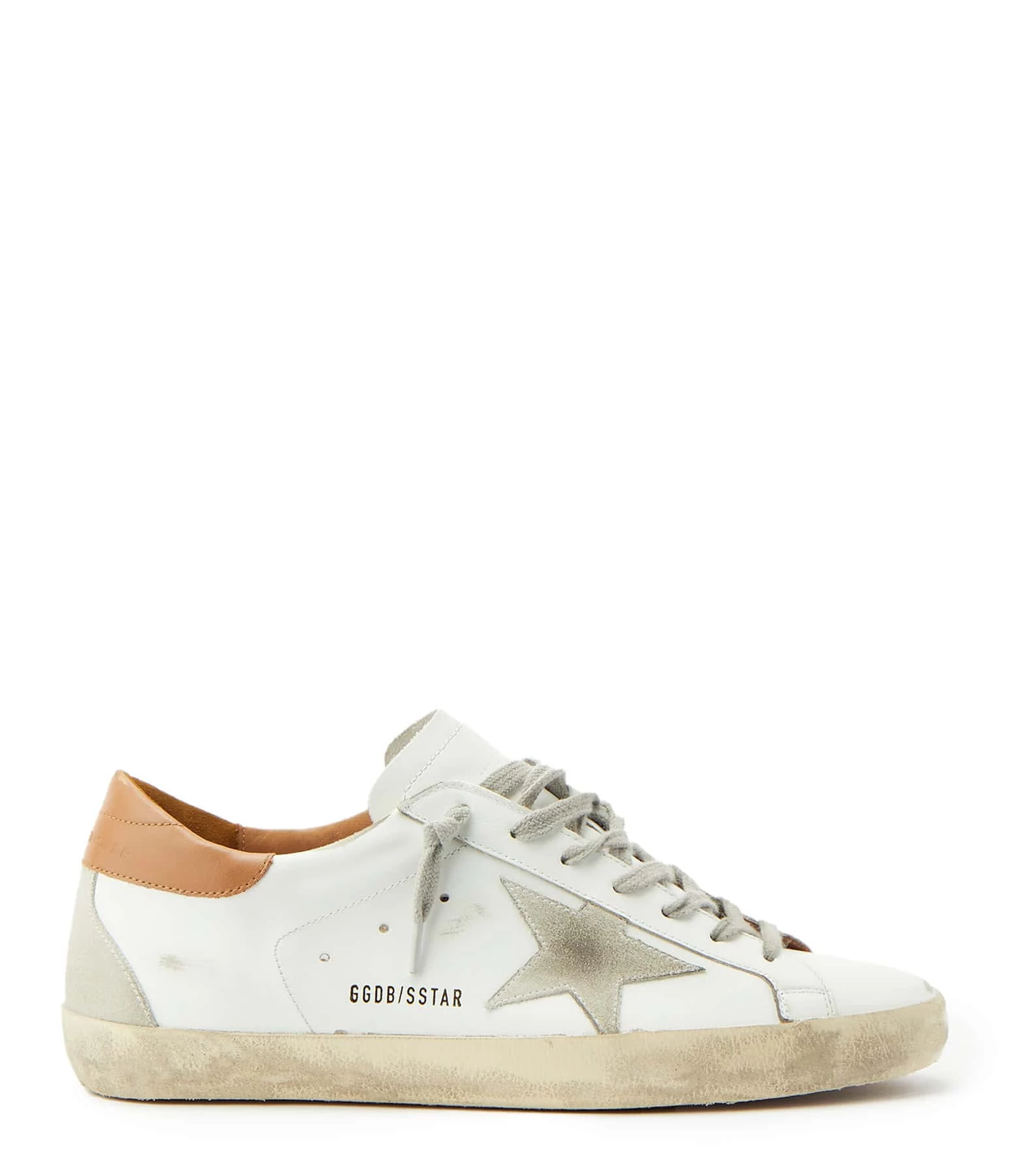 Golden Goose Baskets Superstar Cuir Blanc Marron 3 Golden Goose Baskets Superstar Cuir Blanc Marron