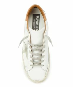 Golden Goose Baskets Homme Superstar Cuir Blanc Marron -Golden Goose-boutique golde33665 pck20210614 2