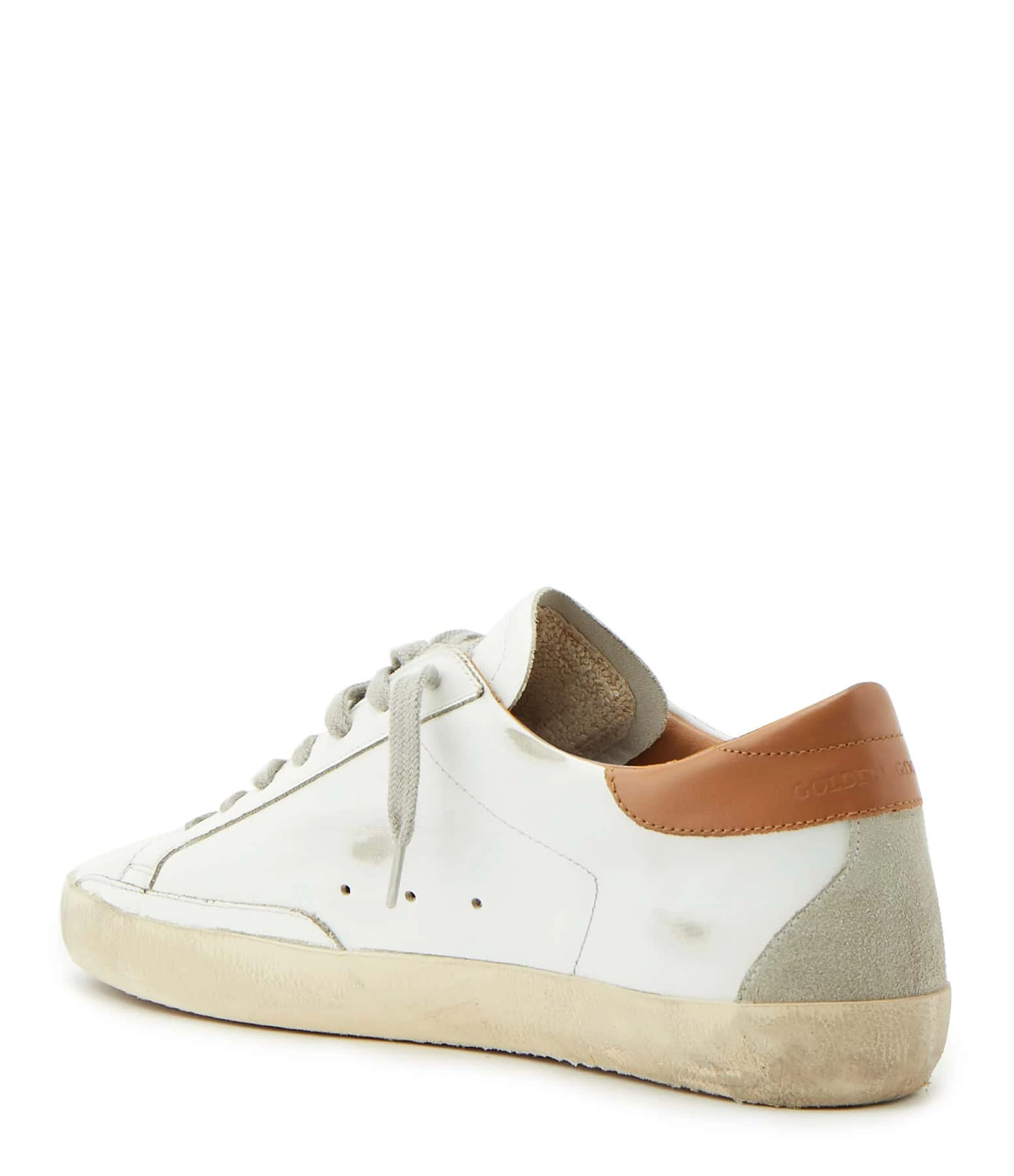 Golden Goose Baskets Superstar Cuir Blanc Marron 5 Golden Goose Baskets Superstar Cuir Blanc Marron – Image 3