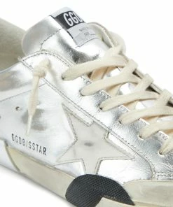 Golden Goose Baskets Homme Superstar Cuir Argenté Blanc -Golden Goose-boutique golde33669 pck20210910 4