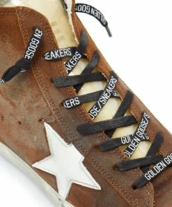 Golden Goose Baskets Homme Francy Cuir Cognac Blanc -Golden Goose-boutique golde33672 pck20210729 4