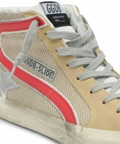 Golden Goose Baskets Homme Slide Cuir Beige Rouge 9 Golden Goose Baskets Homme Slide Cuir Beige Rouge -Golden Goose-boutique golde33674 pck20210528 4