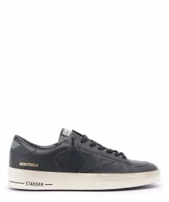 Golden Goose Baskets Homme Stardan Cuir Noir