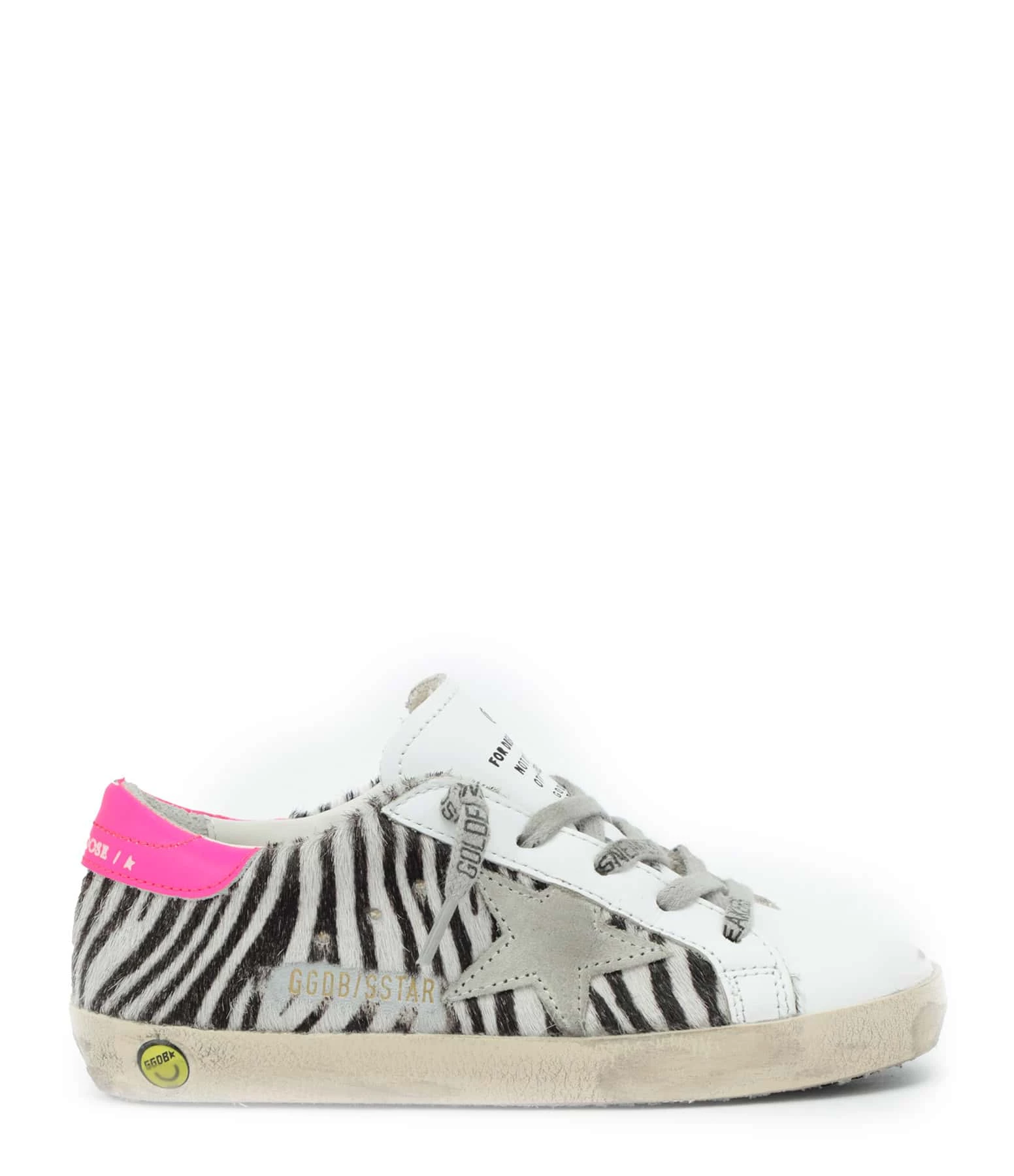 Golden Goose Baskets Bébé Superstar Cuir Horsy Zèbre Rose 3 Golden Goose Baskets Bébé Superstar Cuir Horsy Zèbre Rose
