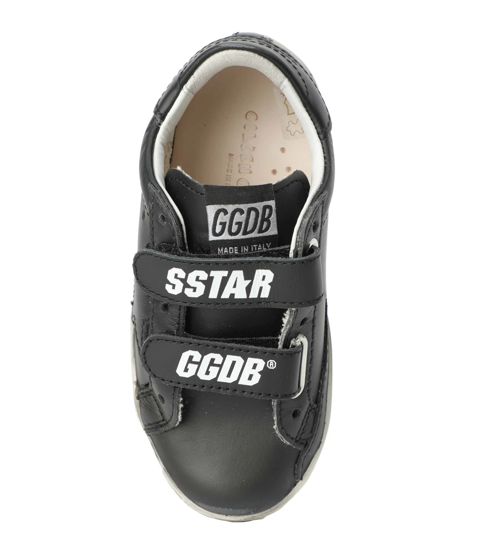 Golden Goose Baskets Enfant Old School Cuir Noir 4 Golden Goose Baskets Enfant Old School Cuir Noir – Image 2