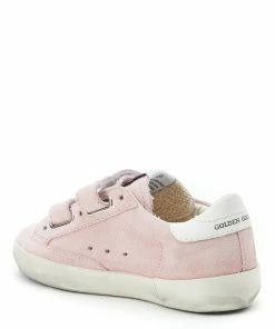 Golden Goose Baskets Bébé Old School Cuir Suédé Rose Blanc 8 Golden Goose Baskets Bébé Old School Cuir Suédé Rose Blanc -Golden Goose-boutique golde37741 pck20220413 3