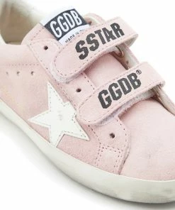 Golden Goose Baskets Bébé Old School Cuir Suédé Rose Blanc 9 Golden Goose Baskets Bébé Old School Cuir Suédé Rose Blanc -Golden Goose-boutique golde37741 pck20220413 4