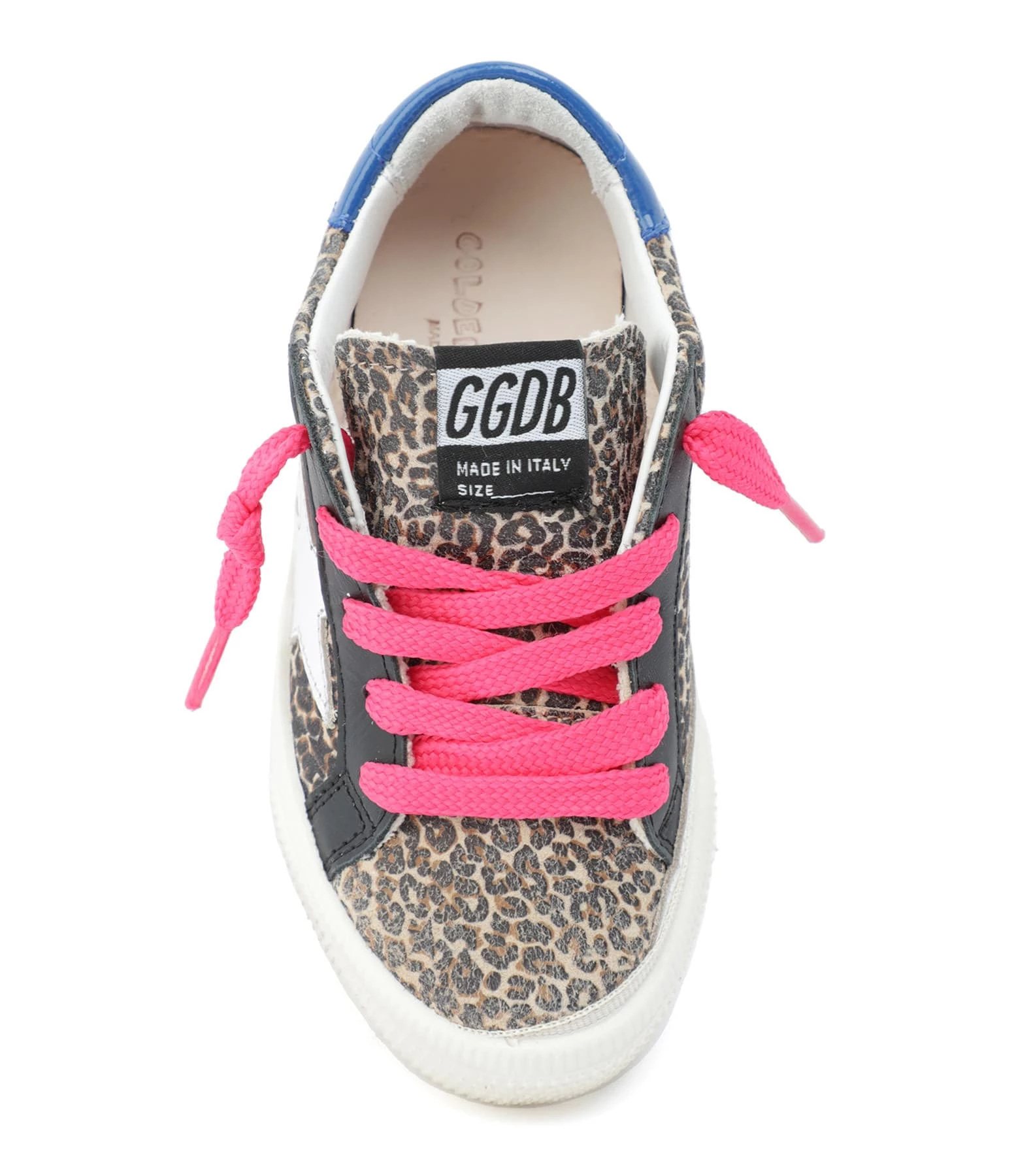 Golden Goose Baskets Bébé May Cuir Suédé Léopard Rose 4 Golden Goose Baskets Bébé May Cuir Suédé Léopard Rose – Image 2