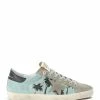 Golden Goose Baskets Homme Superstar Toile Bleu Beige -Golden Goose-boutique golde37748 pck20220209 1