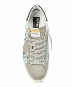 Golden Goose Baskets Homme Superstar Toile Bleu Beige -Golden Goose-boutique golde37748 pck20220209 2