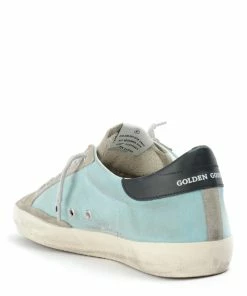 Golden Goose Baskets Homme Superstar Toile Bleu Beige -Golden Goose-boutique golde37748 pck20220209 3