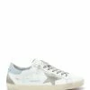 Golden Goose Baskets Superstar Cuir Blanc Bleu Clair