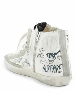 Golden Goose Baskets Francy Sérigraphie Cuir Blanc 18 Golden Goose Baskets Francy Sérigraphie Cuir Blanc -Golden Goose-boutique golde37758 pck20220215 3 1