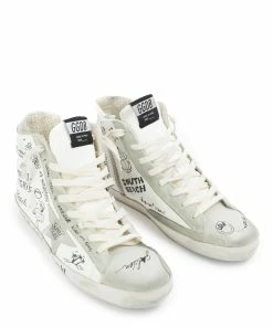 Golden Goose Baskets Francy Sérigraphie Cuir Blanc 20 Golden Goose Baskets Francy Sérigraphie Cuir Blanc -Golden Goose-boutique golde37758 pck20220215 5 1