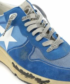 Golden Goose Baskets Homme Running Cuir Suédé Bleu Blanc 12 Golden Goose Baskets Homme Running Cuir Suédé Bleu Blanc -Golden Goose-boutique golde37765 pck20220223 4