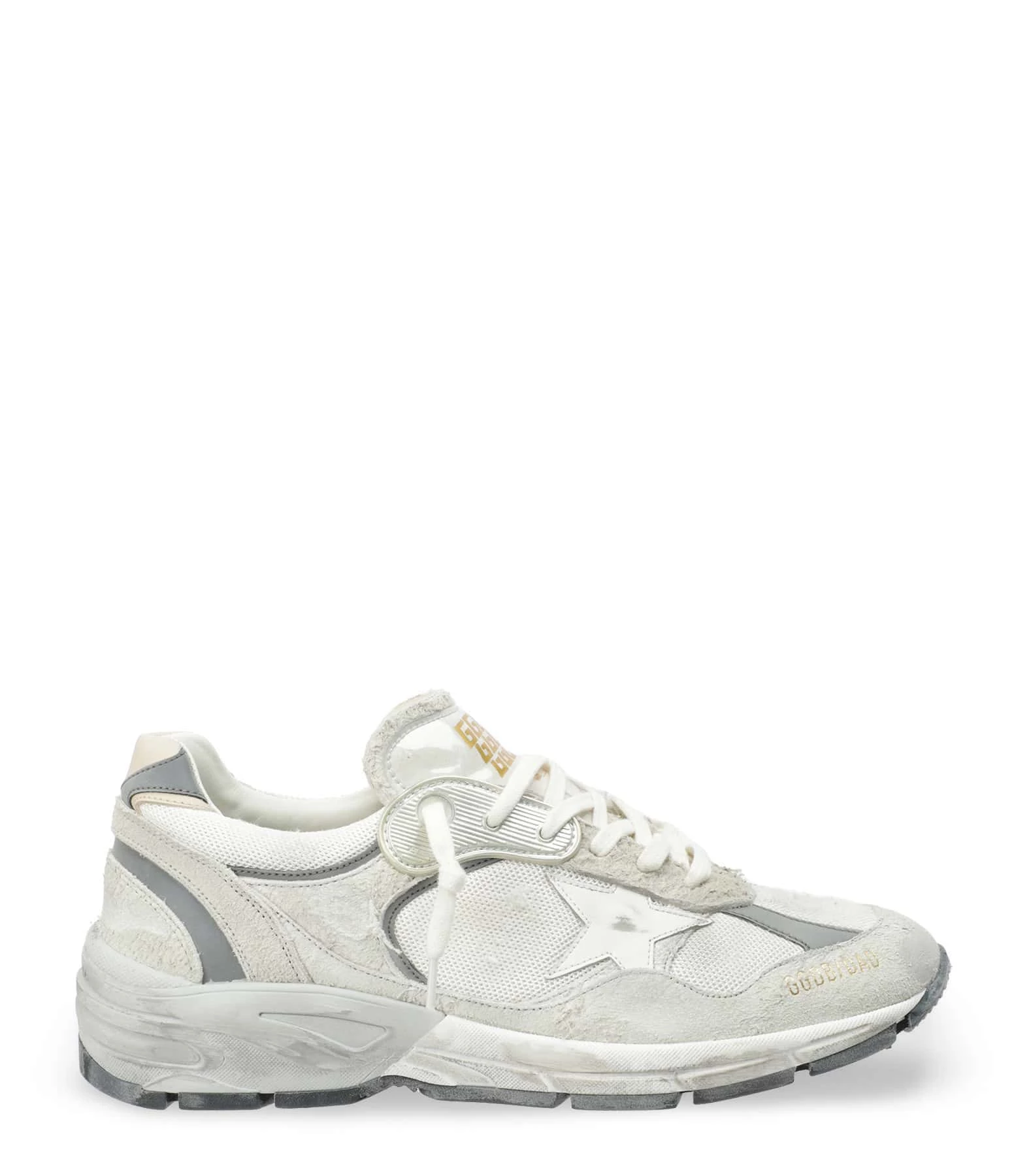 Golden Goose Baskets Homme Running Dad Cuir Suédé Beige 3 Golden Goose Baskets Homme Running Dad Cuir Suédé Beige