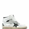 Golden Goose Baskets Homme Sky Star Sérigraphie Cuir Blanc -Golden Goose-boutique golde37773 pck20211116 1