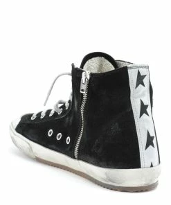 Golden Goose Baskets Homme Francy Cuir Suédé Noir Argenté -Golden Goose-boutique golde37776 pck20220314 3