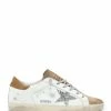 Golden Goose Baskets Superstar Cuir Blanc Glitter Marron -Golden Goose-boutique golde37823 pck20211117 1