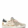 Golden Goose Baskets Superstar Cuir Militaire Doré
