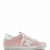 Golden Goose Baskets Superstar Cuir Suédé Rose